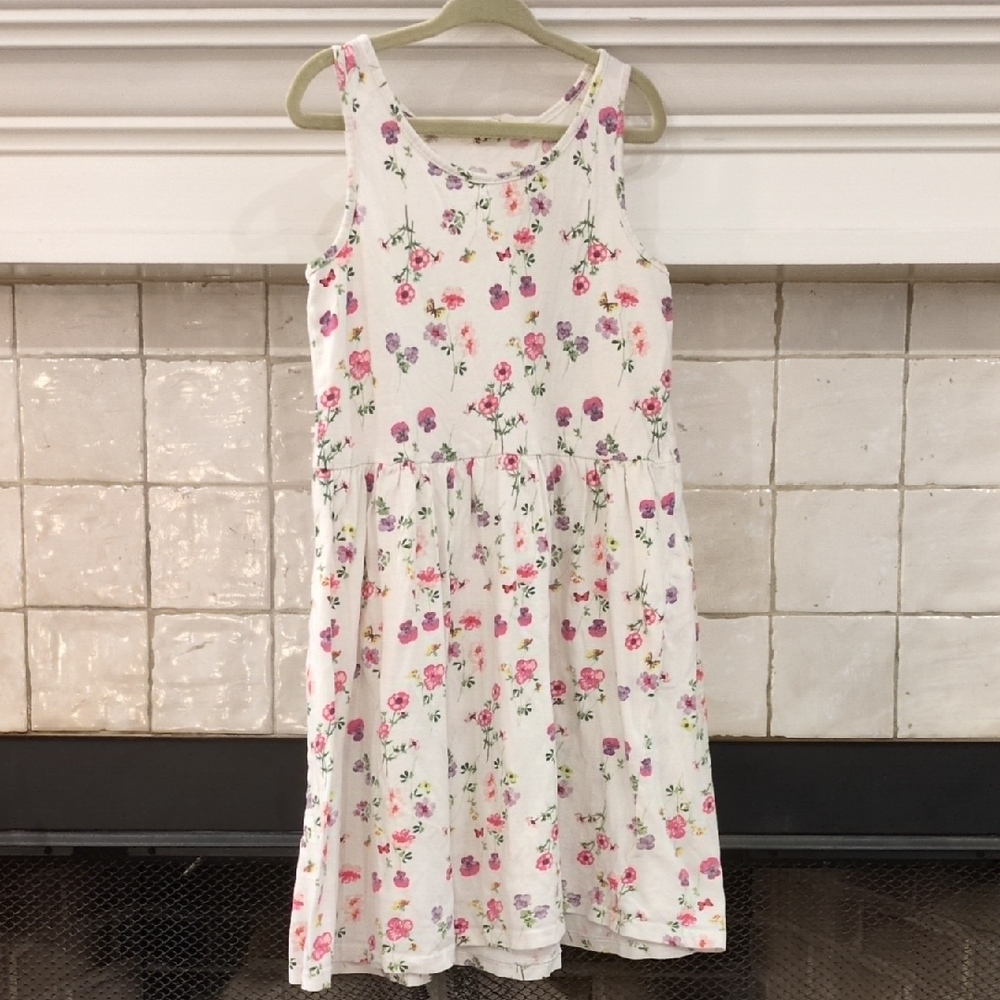 H&M White Cream Sleeveless Sundress Casual
